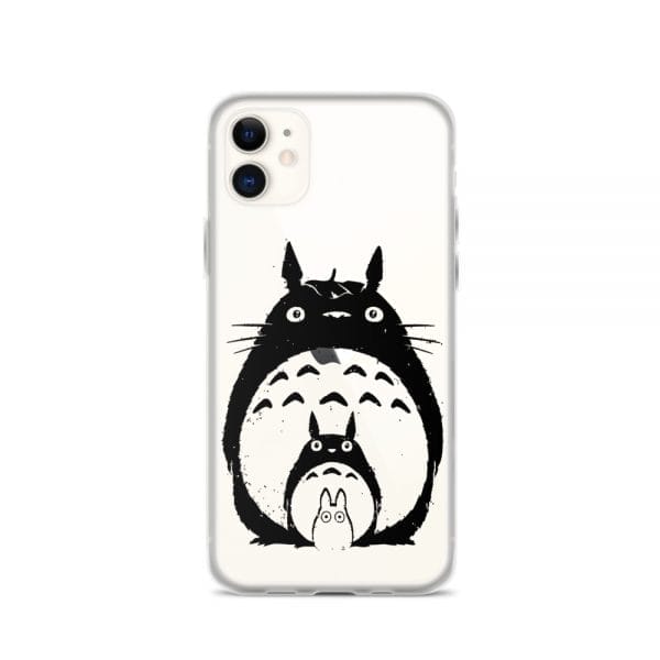 My Neighbor Totoro Black & White iPhone Case Ghibli Store ghibli.store