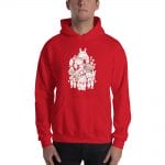 Ghibli Movie Characters Compilation in Black and White Hoodie Unisex Ghibli Store ghibli.store