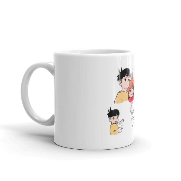 Ponyo and Sosuke Sketch Mug