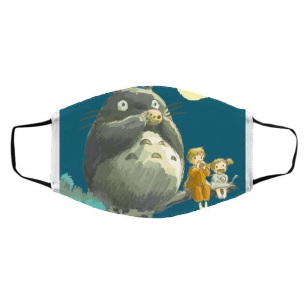 My Neighbor Totoro By The Moon Face Mask Ghibli Store ghibli.store