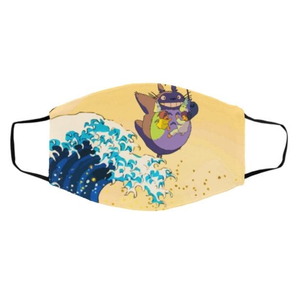 Totoro On The Waves Face Mask Ghibli Store ghibli.store