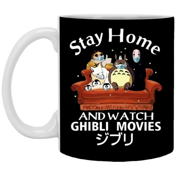 Stay Home and Watch Ghibli Movie Mug Ghibli Store ghibli.store