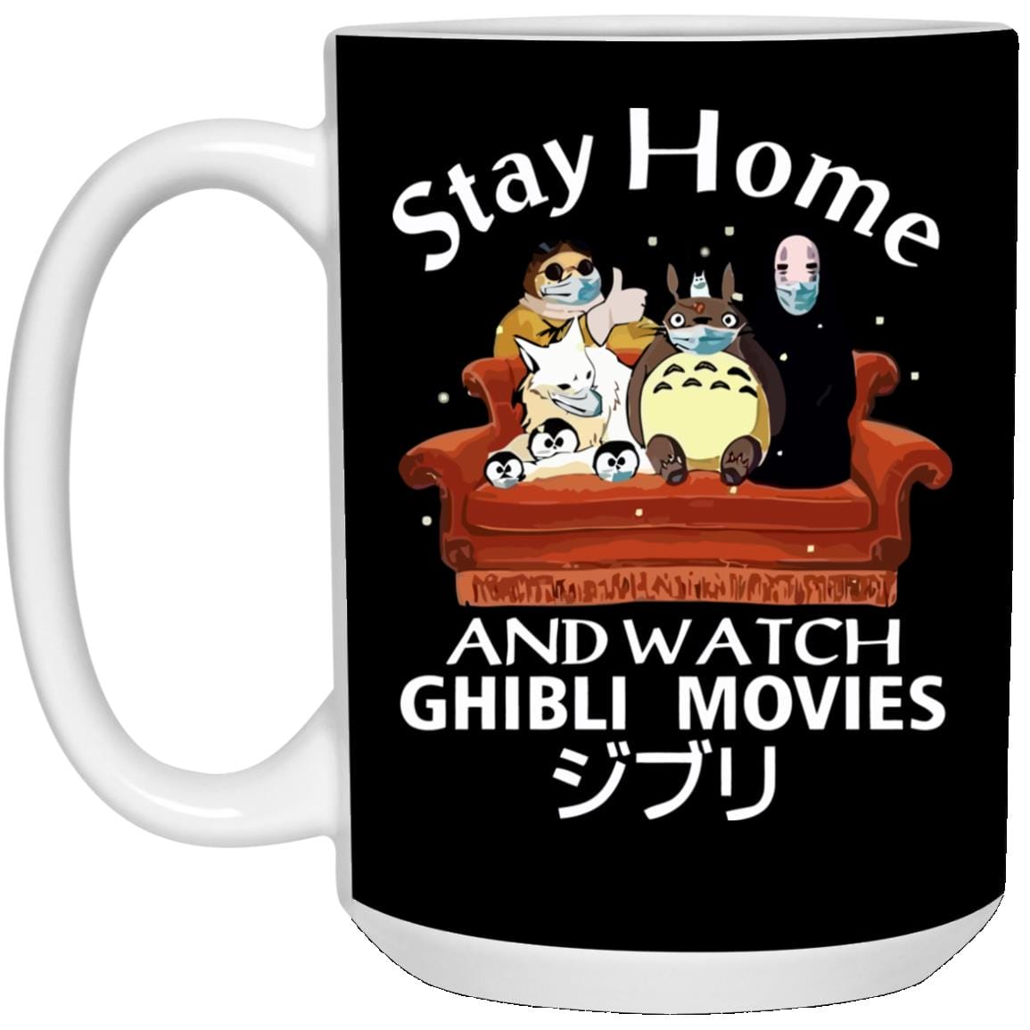 Stay Home and Watch Ghibli Movie Mug