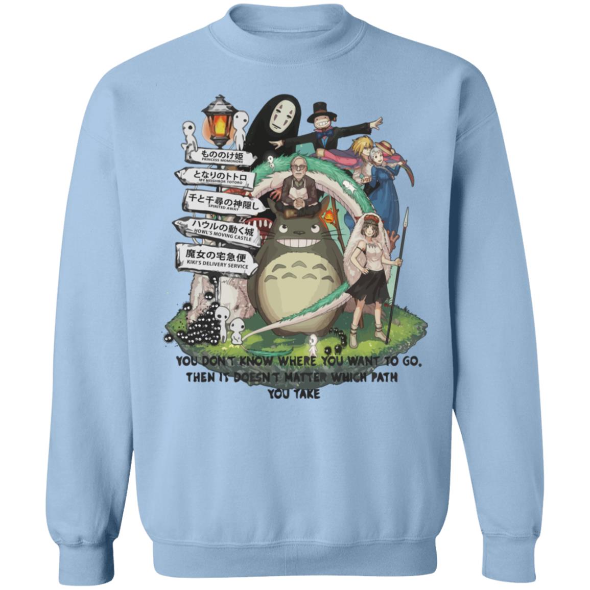 Studio Ghibli Hayao Miyazaki With His Arts Sweatshirt Unisex Ghibli Store