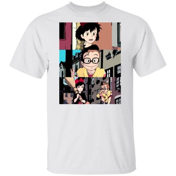 Kiki’s Delivery Service Tower Collage T Shirt Unisex Ghibli Store ghibli.store