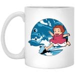 Ghibli Studio Ponyo On The Waves Mug 11Oz