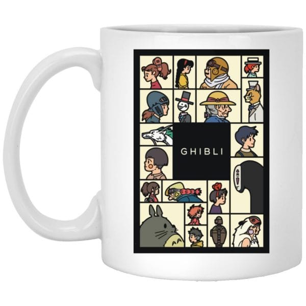 Compilation Characters of Studio Ghibli Mug