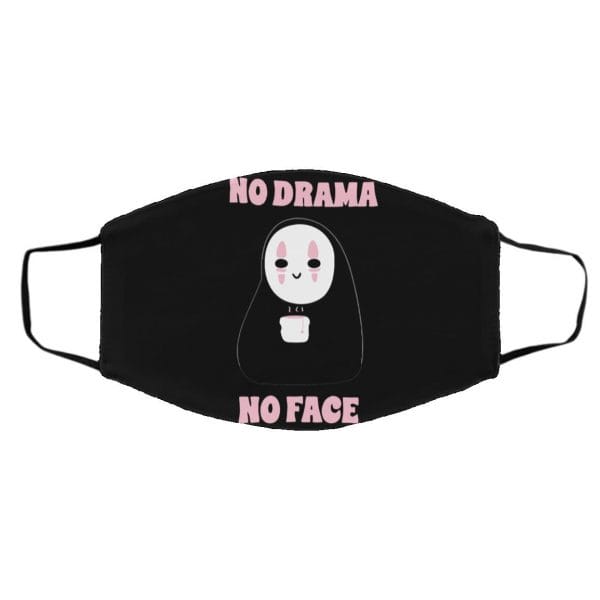 No Drama, No Face Face Mask Ghibli Store ghibli.store