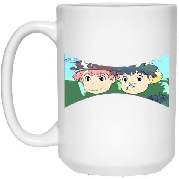 Ponyo and Sosuke Mug Ghibli Store ghibli.store