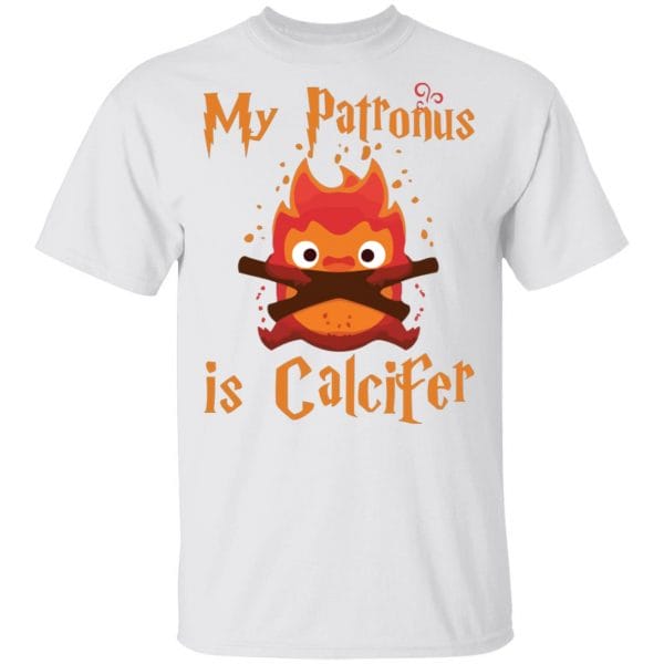Howl’s Moving Castle – My Patronus is Calcifer T Shirt Ghibli Store ghibli.store
