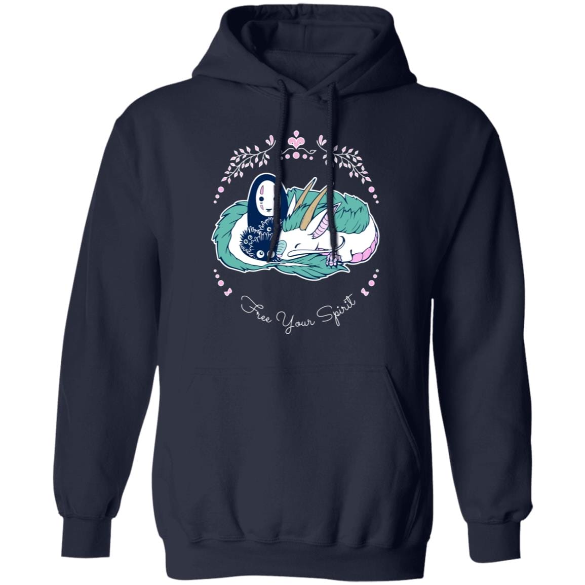 Spirited Away No Face and Haku Dragon Hoodie Ghibli Store