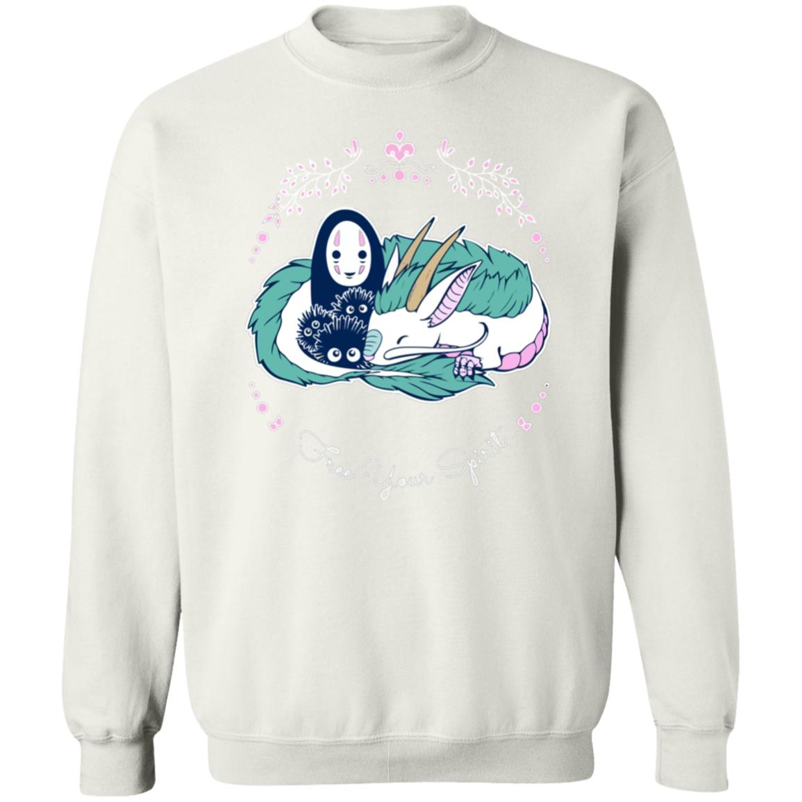Spirited Away – No Face and Haku Dragon Sweatshirt