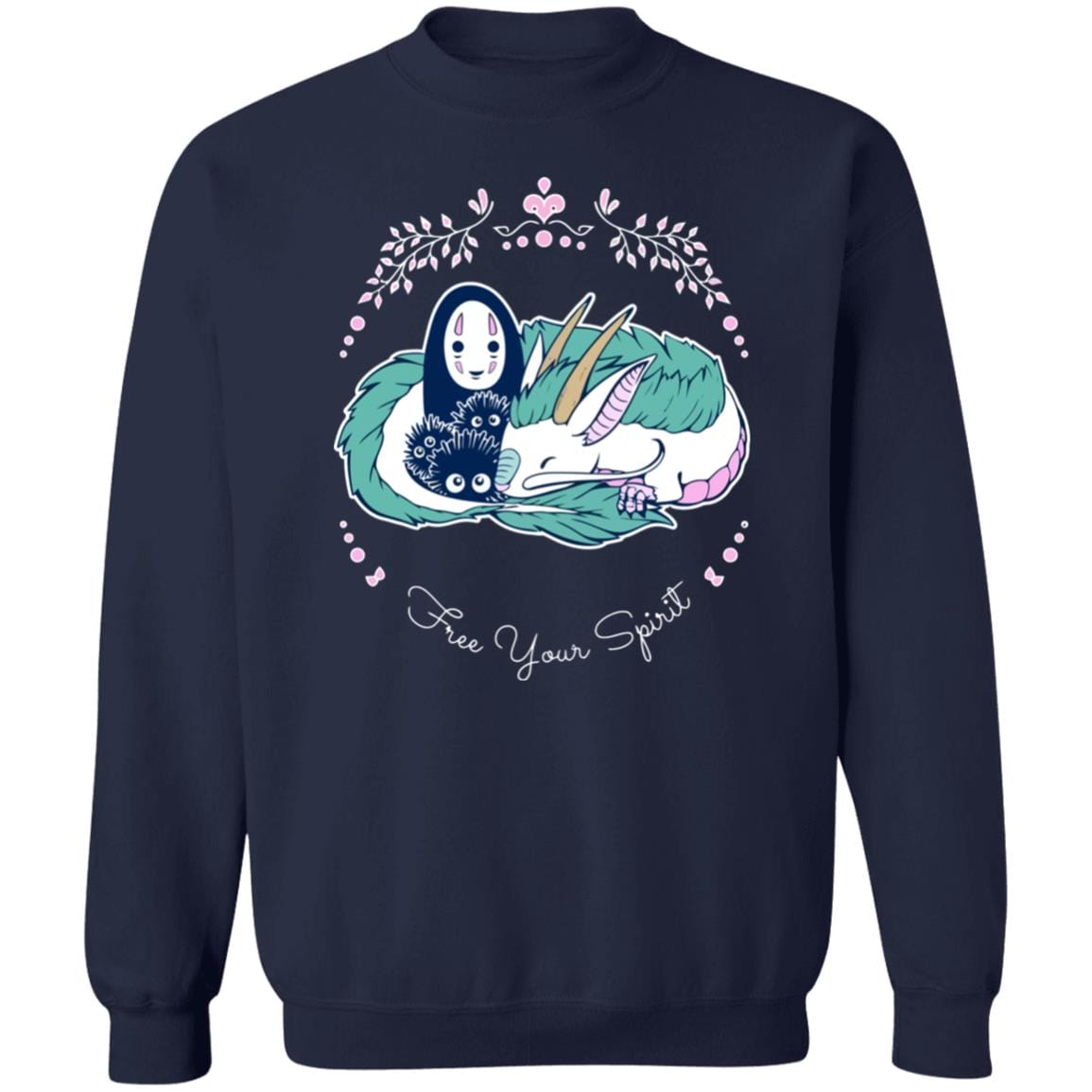 Spirited Away – No Face and Haku Dragon Sweatshirt