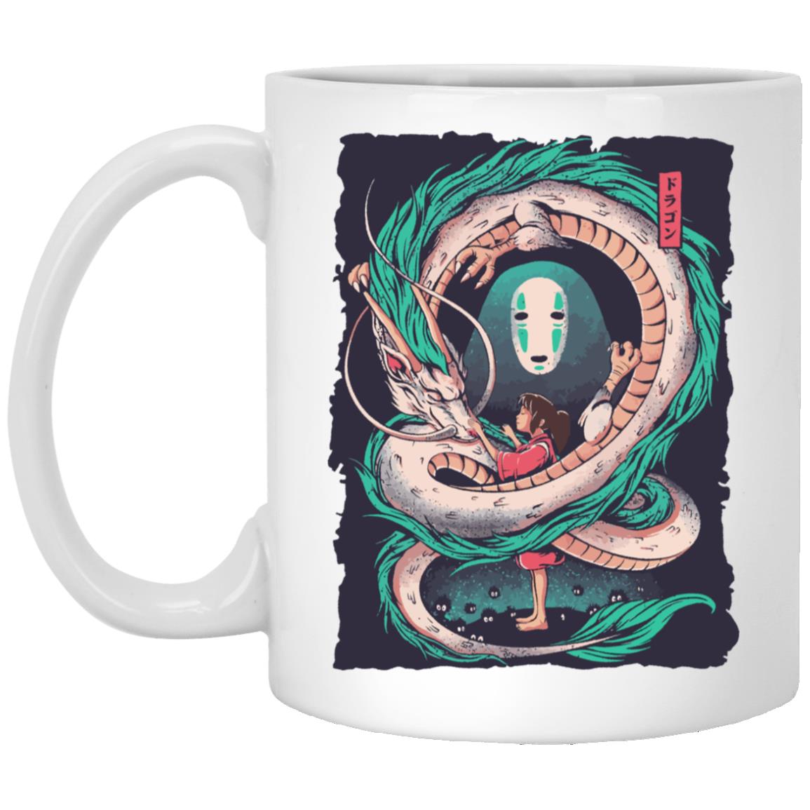 Spirited Away – Haku Dragon with Sen and No Face Mug