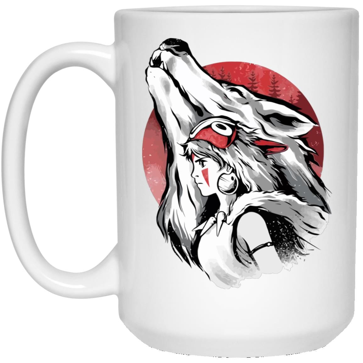 Princess Mononoke – Red Moon Mug
