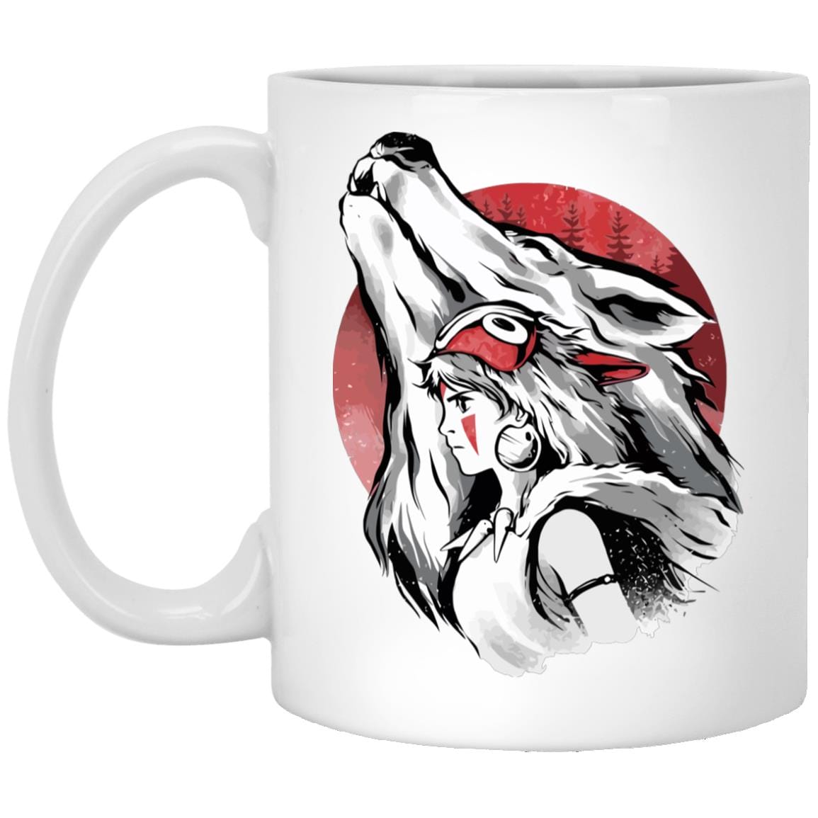 Princess Mononoke – Red Moon Mug
