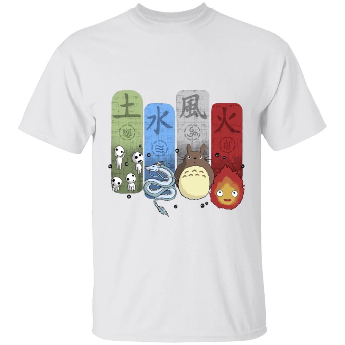 Ghibli Elemental T Shirt Unisex