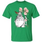 Totoro and the Girls by Sakura Flower T Shirt Ghibli Store ghibli.store