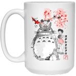 Totoro and the Girls by Sakura Flower Mug