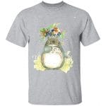 Totoro with Flower Umbrella T Shirt Ghibli Store ghibli.store