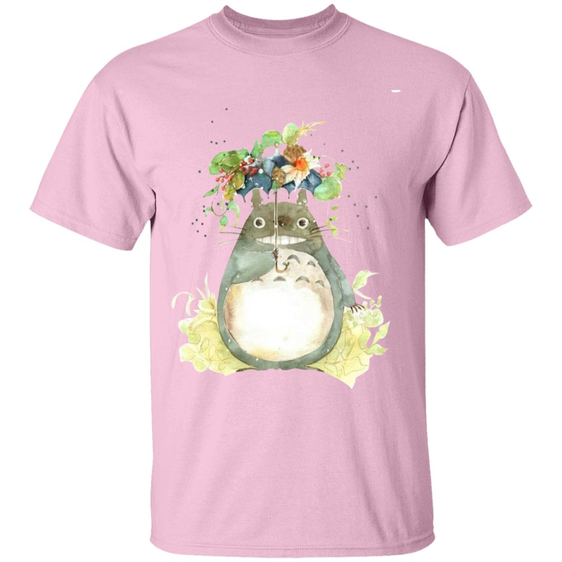 Totoro with Flower Umbrella T Shirt