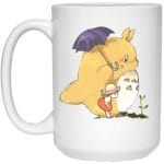 Umbrella Totoro and Mei Mug 15Oz
