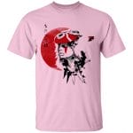 Princess Mononoke and the Red Moon T Shirt Ghibli Store ghibli.store