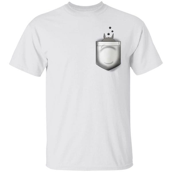 Totoro and Soot Balls in Pocket T Shirt Ghibli Store ghibli.store