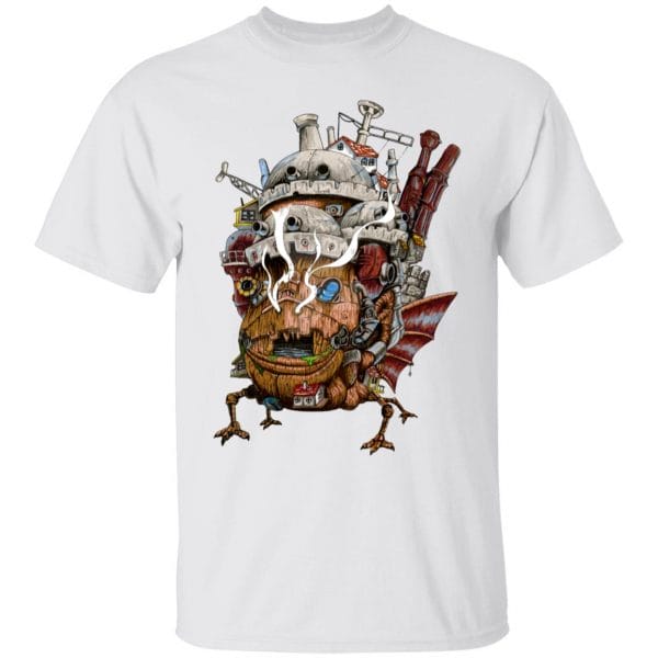Howl’s Moving Castle – Smoking T Shirt Ghibli Store ghibli.store