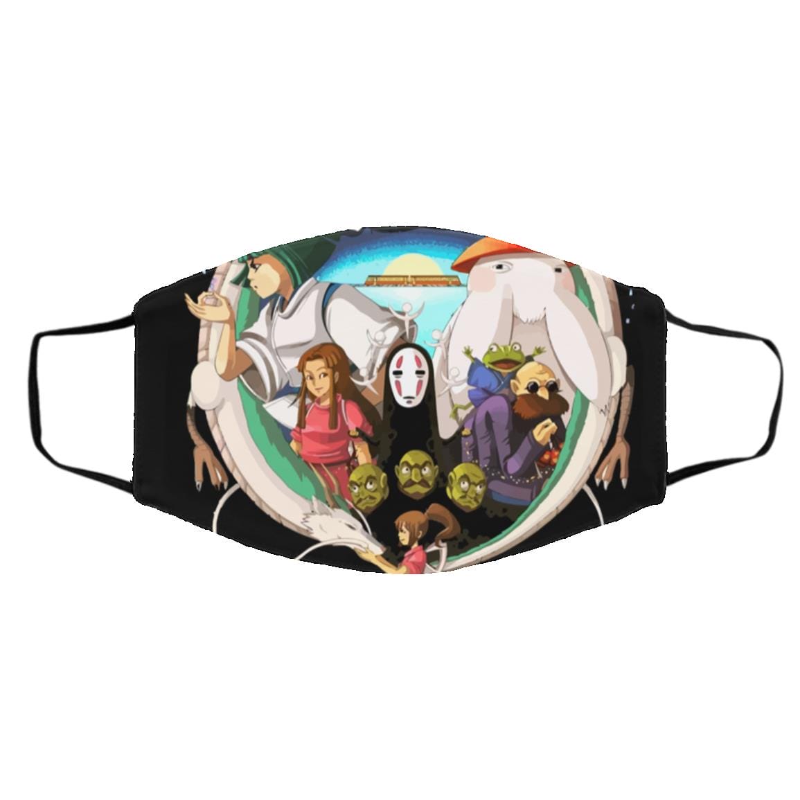 Spirited Away Characters Compilation Face Mask