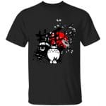 Totoro and Friends by the Red Moon T Shirt Ghibli Store ghibli.store