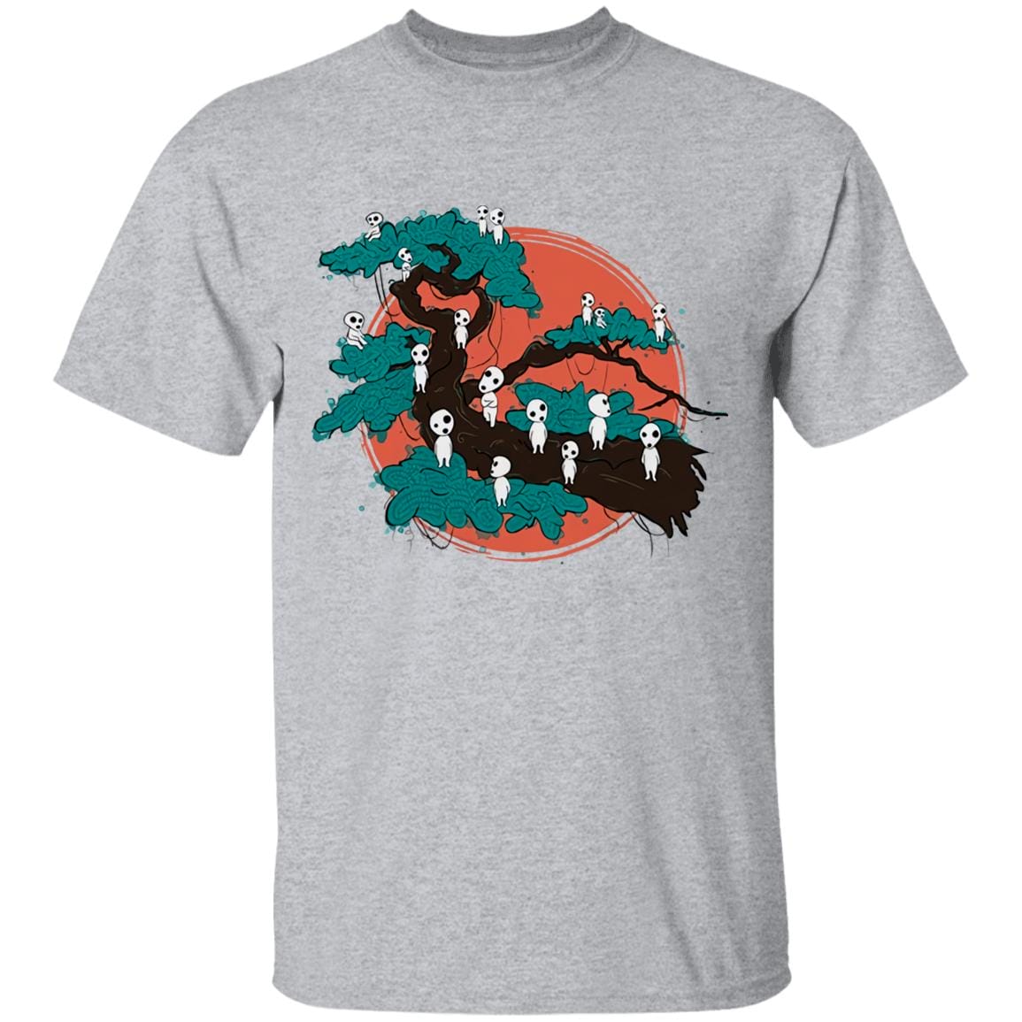 Tree Spirits by the Red Moon T Shirt