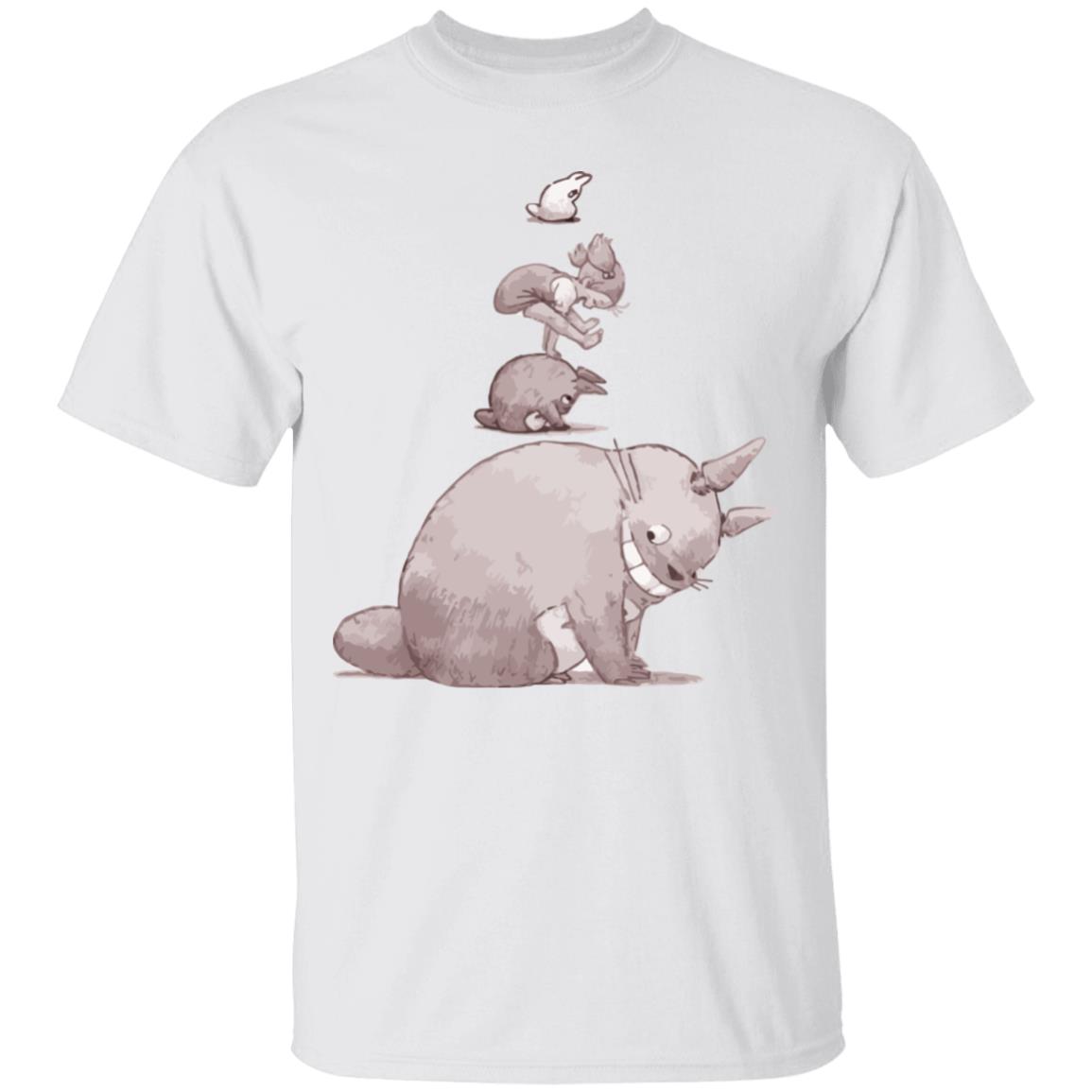 Totoro - Jump over the cow playing T Shirt - Ghibli Store
