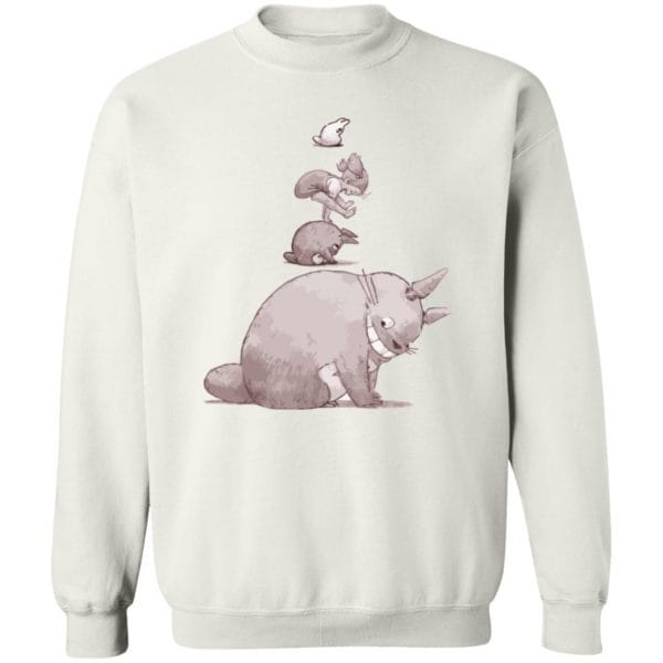 Totoro – Jump over the cow playing Sweatshirt Ghibli Store ghibli.store