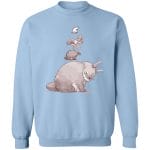 Totoro – Jump over the cow playing Sweatshirt