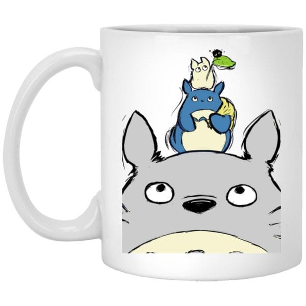 Cute Totoro Pinky Face Mug