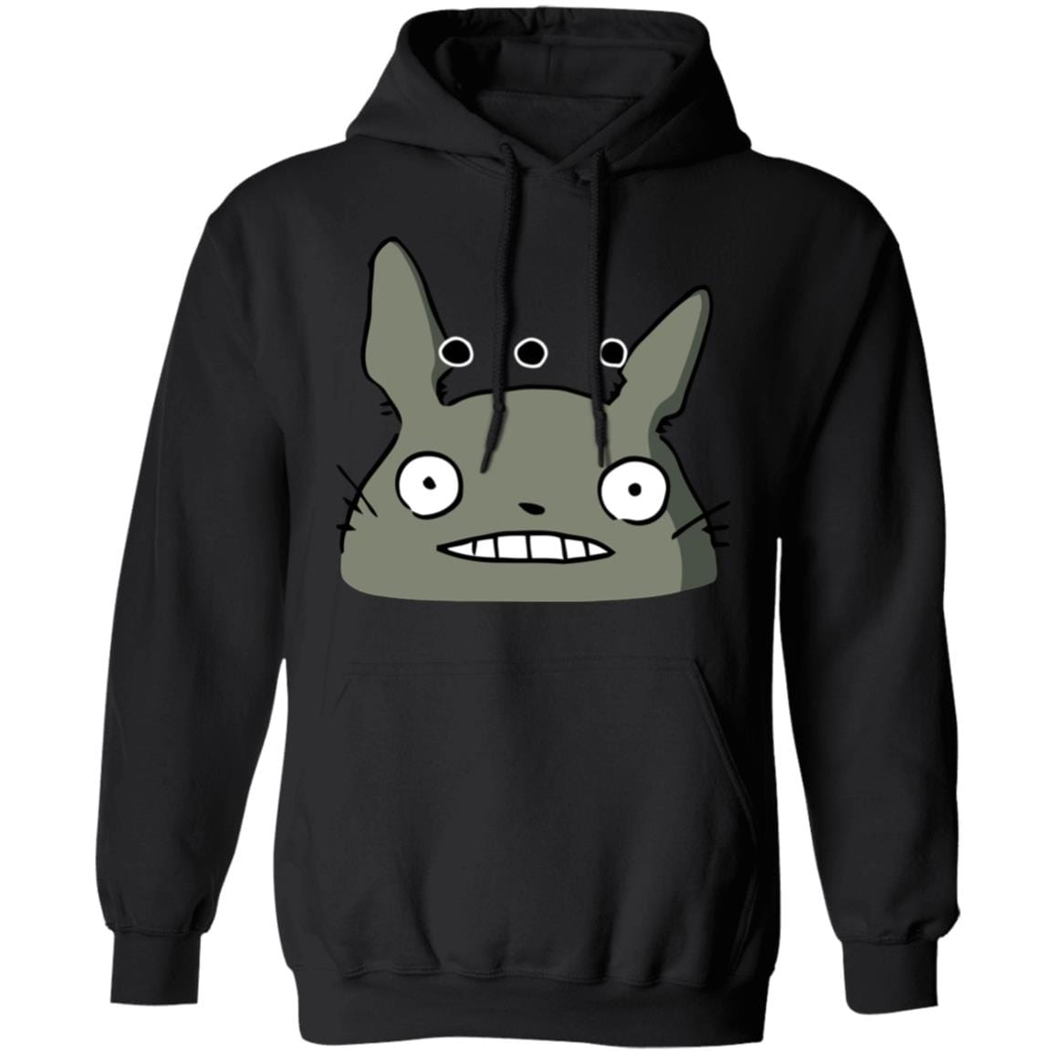 Totoro Poker Face Hoodie Unisex