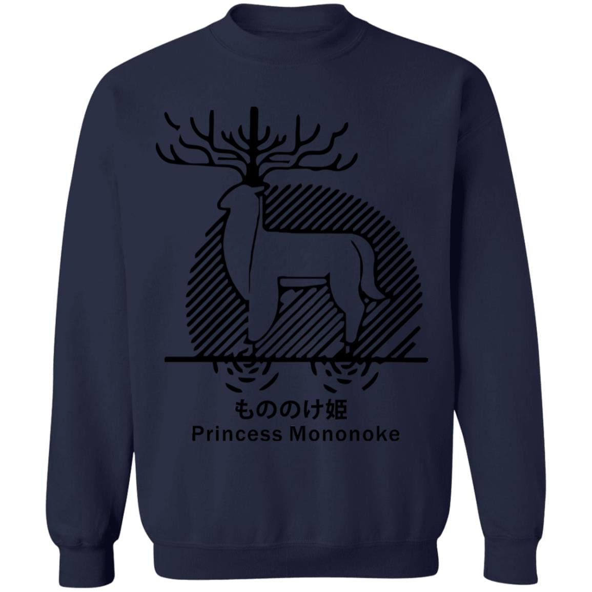Princess Mononoke – Shishigami Line Art Sweatshirt Unisex Ghibli Store ghibli.store