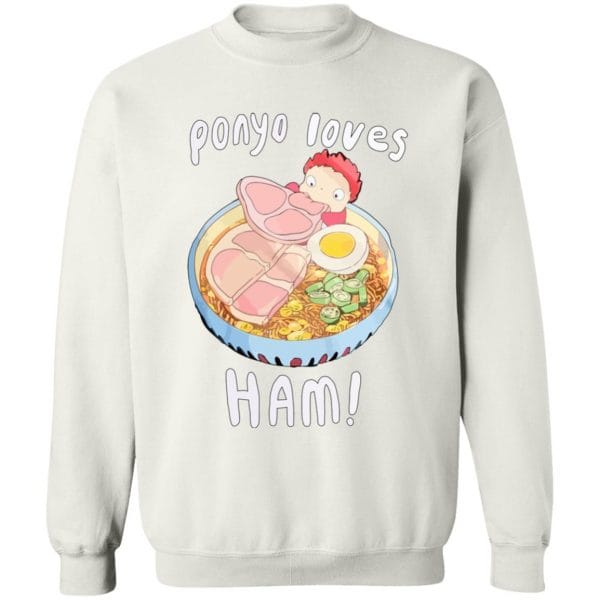 Ponyo Loves Ham Hoodie Ghibli Store ghibli.store