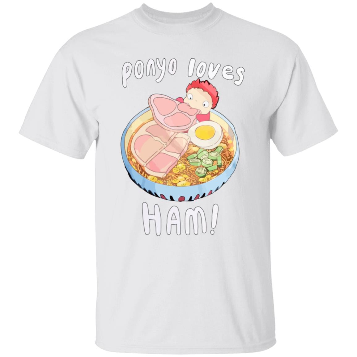 Ponyo Loves Ham T Shirt