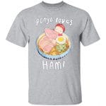 Ponyo Loves Ham T Shirt Ghibli Store ghibli.store
