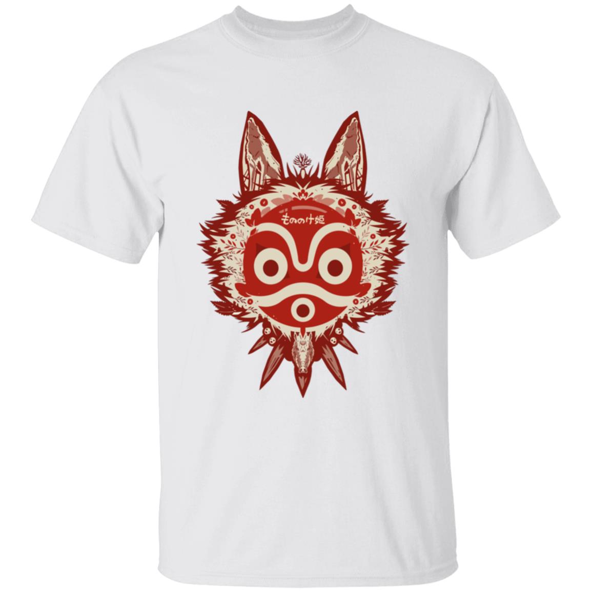 Princess Mononoke Mask T Shirt Unisex - Ghibli Store