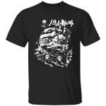 Howl’s Castle in Black and White T Shirt