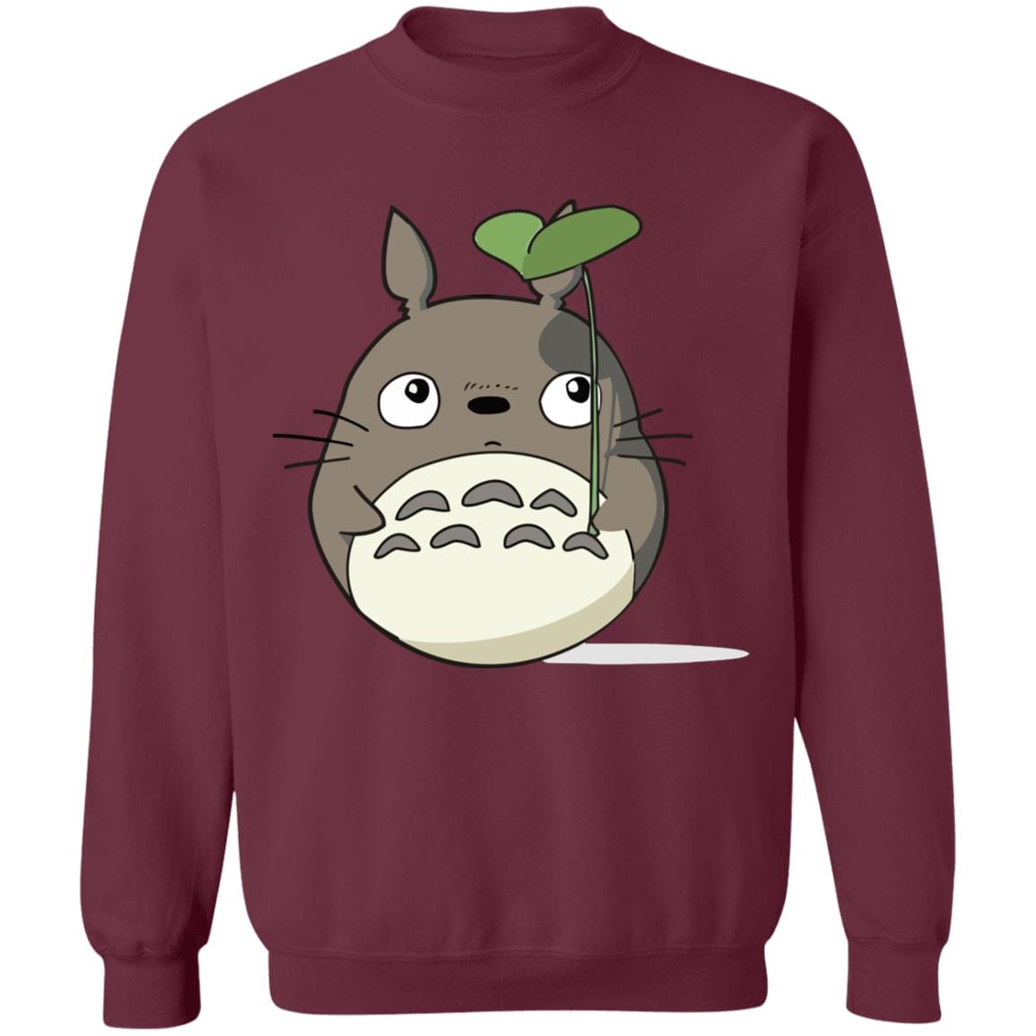 Totoro and the Leaf Umbrella Sweatshirt - Ghibli Store