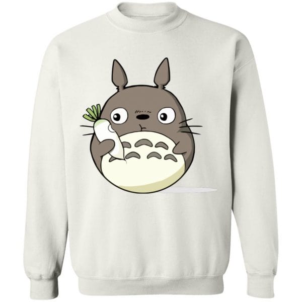 Totoro Eating Turnip Sweatshirt Ghibli Store ghibli.store