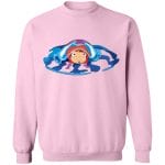 Ponyo Very First Trip Sweatshirt Unisex Ghibli Store ghibli.store