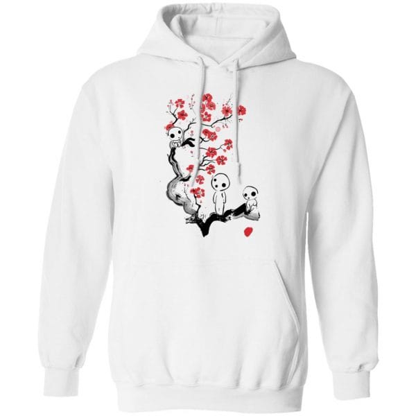 Princess Mononoke – Tree Spirits on the Cherry Blossom Hoodie Unisex Ghibli Store ghibli.store