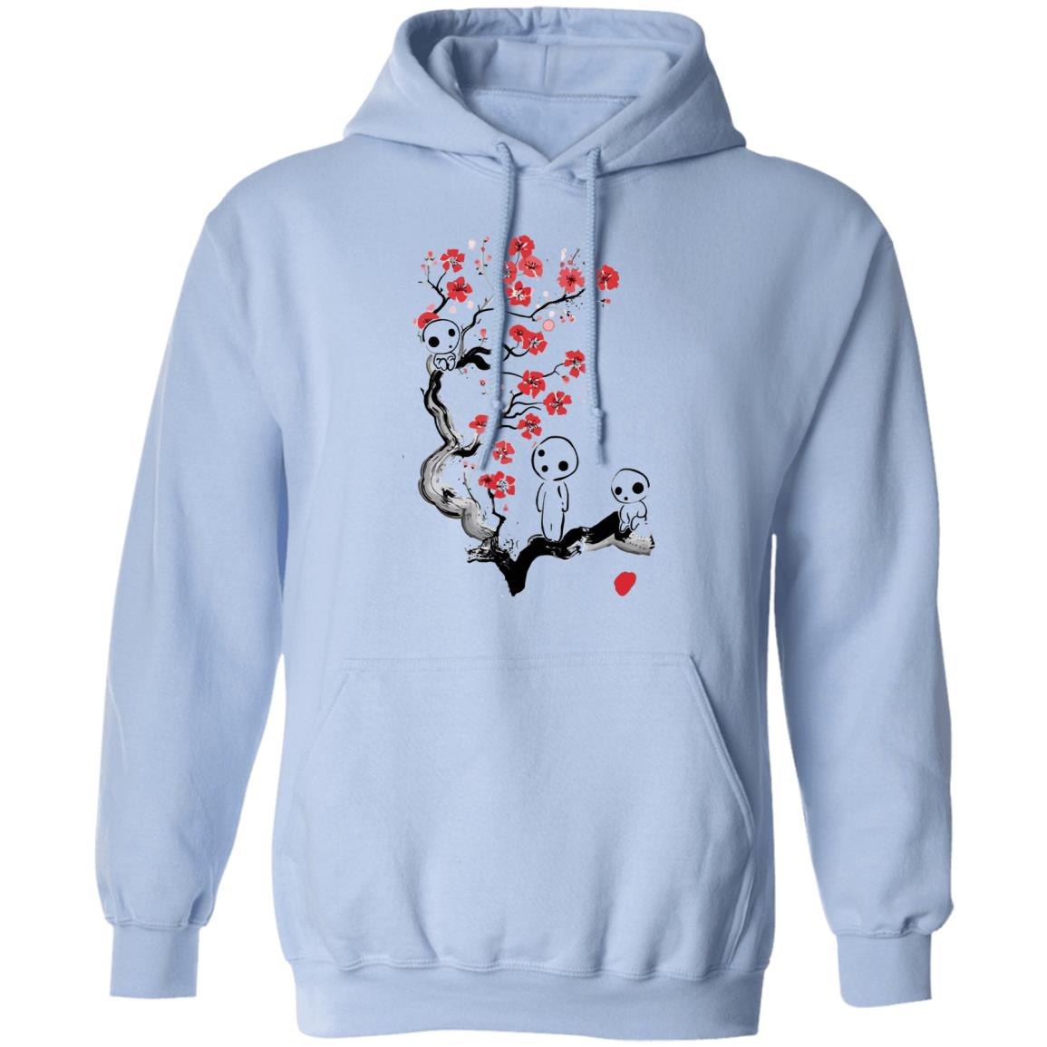 Princess Mononoke Tree Spirits on the Cherry Blossom Hoodie