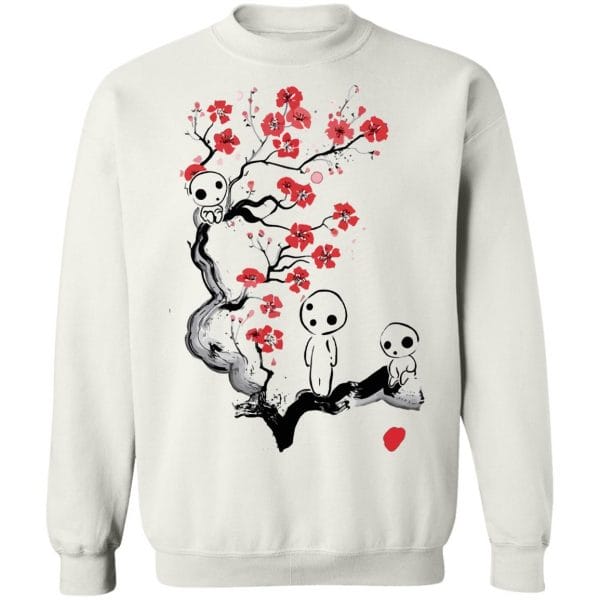 Princess Mononoke – Tree Spirits on the Cherry Blossom Hoodie Unisex Ghibli Store ghibli.store