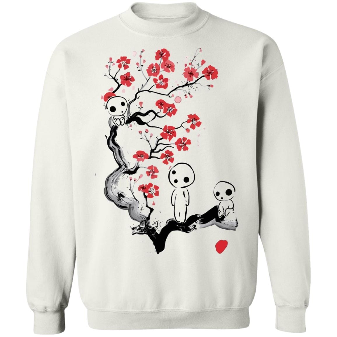 Princess Mononoke – Tree Spirits on the Cherry Blossom Sweatshirt Unisex